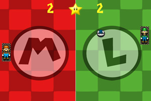 Mario vs Luigi Pong