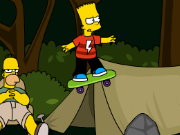 Bart Skateboarding