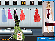 Shop N Dress Make Up Matching Game: Flower Gown