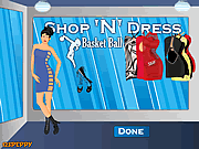 Shop N Dress Basket Ball Game: Rock Girl Dress